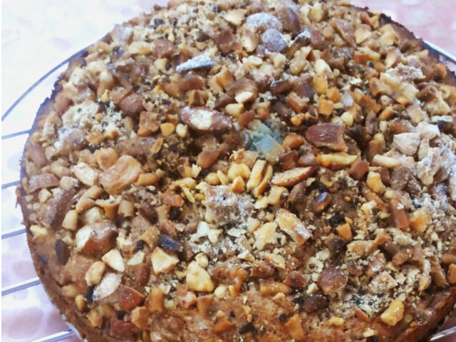 Nutty cake by Sarbari Basu